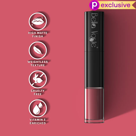 Buy Bella Voste Prime & Pout Liquid Lipstick , Spice Baby (05) (1.1 g) & (1.6 ml)-Purplle