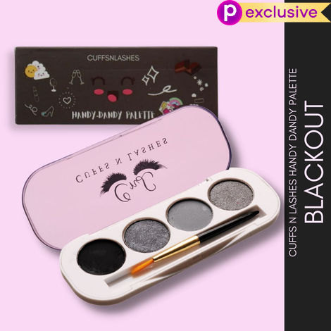 Buy Cuffs N Lashes Handy-Dandy Eyeshadow Palette, Black Out-Purplle