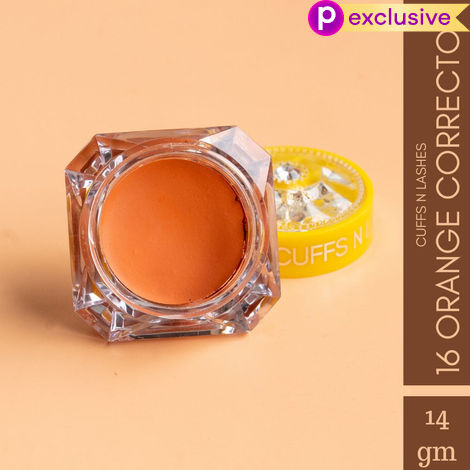 Buy Cuffs N Lashes Cover Pots, Concealer, Orange Corrector - Shade -16 - 14 gm-Purplle