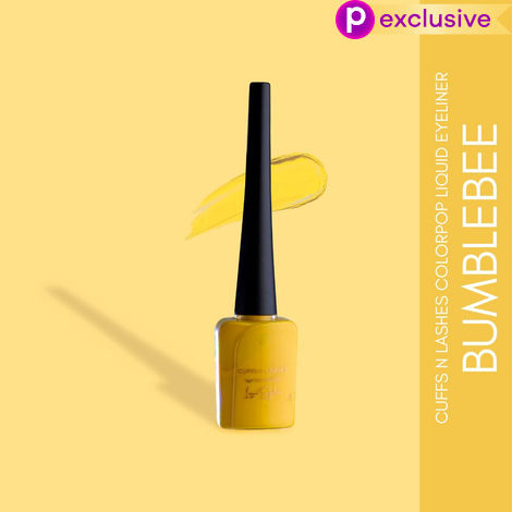 Buy Cuffs N Lashes Color Pop Eyeliner, Yellow, Bumblebee - 6 ml-Purplle