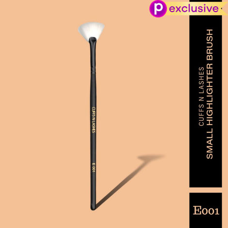 Buy Cuffs N Lashes Makeup Brushes, E001 Small Highlighter-Purplle
