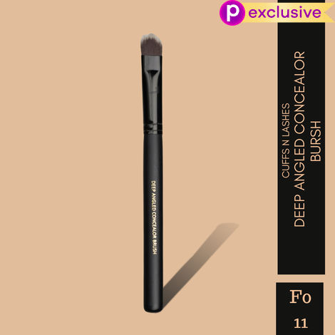 Buy Cuffs N Lashes Makeup Brushes, F011 Deep Angled Concealer Brush - 1 pc-Purplle