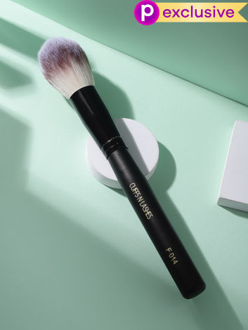 Buy Cuffs N Lashes Makeup Brushes, F014 Powder Brush | Blush Brush, Multitasking Brush - 1 pc-Purplle