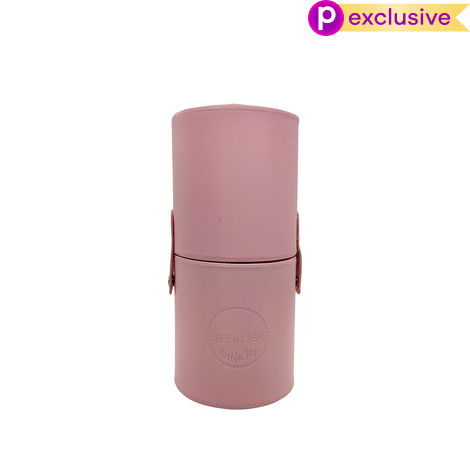Buy Cuffs N Lashes Makeup Brush Holder, Pink-Purplle