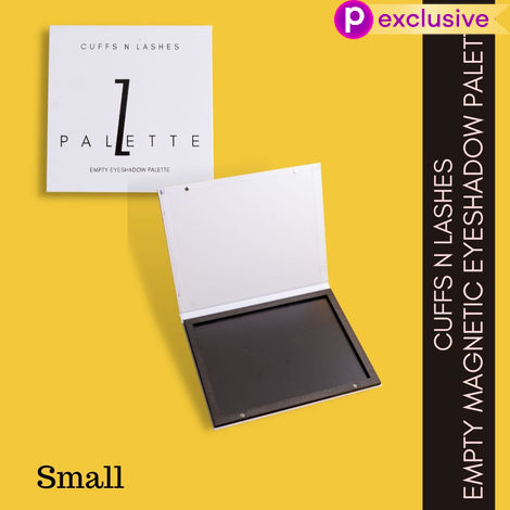 Buy CUFFS N LASHES Z Palette, Empty Magnetic Eye Shadow Storage Case - Small-Purplle