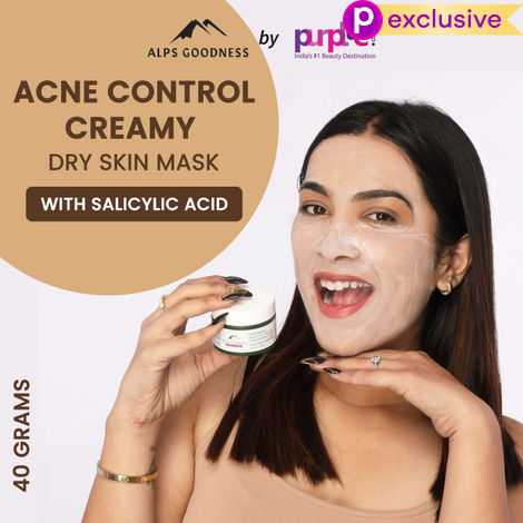 Buy Alps Goodness Acne Control Face Mask for Dry Skin with Cinnamon, Salicylic Acid and Hyaluronic Acid (40 gm)|Salicylic Acid Mask| Hyaluronic Acid Mask-Purplle