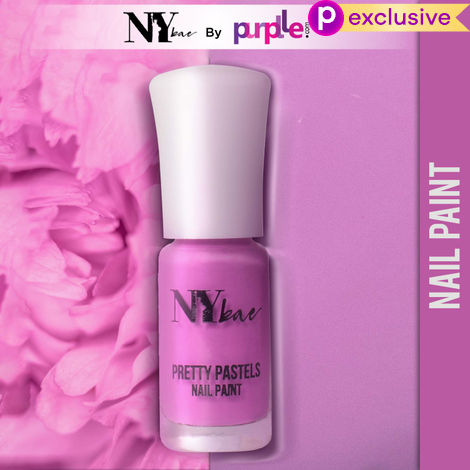 Buy NY Bae Pretty Pastels Nail Paint - Lavender Extract 05 (3 ml) | Glossy Finish | Rich Pigment | Chip-proof | Full Coverage | Travel Friendly-Purplle