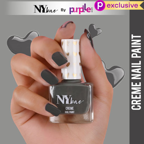 Buy NY Bae Creme Nail Paint - Seaweed Green 07 (10 ml) | Green | Rich Pigment | Chip-proof | Full Coverage | Travel Friendly | Vegan-Purplle