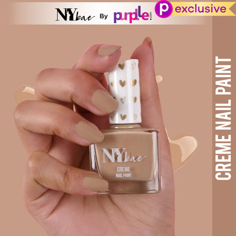 Buy NY Bae Creme Nail Paint - Gingerbread Brown 26 (10 ml) | Brown | Rich Pigment | Chip-proof | Full Coverage | Travel Friendly | Vegan-Purplle
