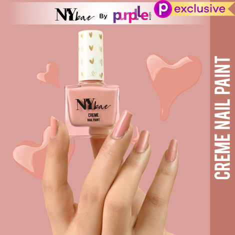 Buy NY Bae Creme Nail Paint - Pale Ivory 32 (10 ml) | Nude | Rich Pi gment | Chip-proof | Full Coverage | Travel Friendly | Vegan-Purplle