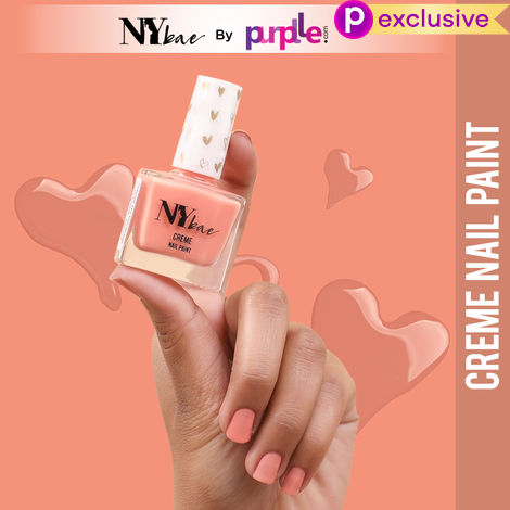 Buy NY Bae Creme Nail Paint - Almond Beige 33 (10 ml) | Nude | Rich Pigment | Chip-proof | Full Coverage | Travel Friendly | Vegan-Purplle