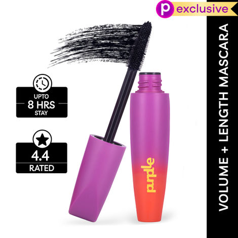 Purplle VIVIFY Max Volume + Length Mascara | Volumizing | Lenghtening | Long lasting | Smudgeproof (9.5 gm)