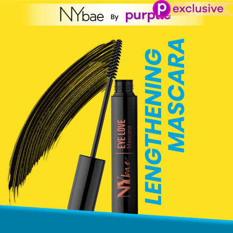 Buy NY Bae Eye Love Lengthening Mascara - Intense Black (8 ml) | Volume + Length + Curl Effect | Thick Eyelashes | Smudgeproof | Dries Quickly | Eye Makeup-Purplle