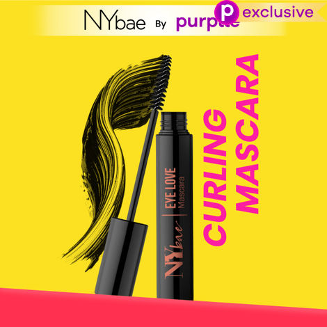 Buy NY Bae Eye Love Curling Mascara - Intense Black (8 ml) | Volume + Length + Curl Effect | Thick Eyelashes | Smudgeproof | Dries Quickly | Eye Makeup-Purplle