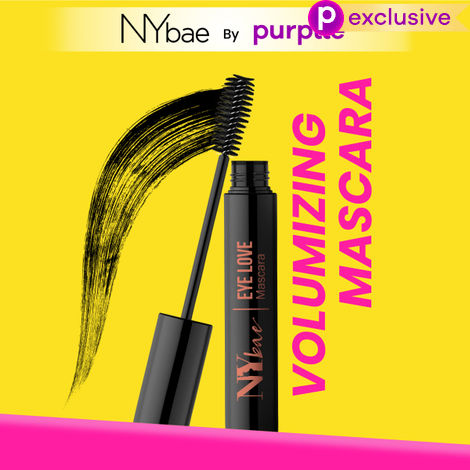 Buy NY Bae Eye Love Volumizing Mascara - Intense Black (8 ml) | Volume + Length + Curl Effect | Thick Eyelashes | Smudgeproof | Dries Quickly | Eye Makeup-Purplle