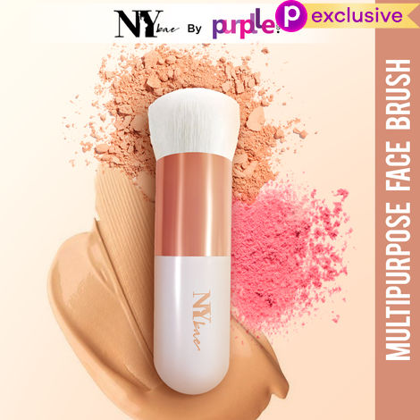 Buy NY Bae Multipurpose Face Brush | Smooth Blending | Even Application | Fine & Soft Bristles-Purplle