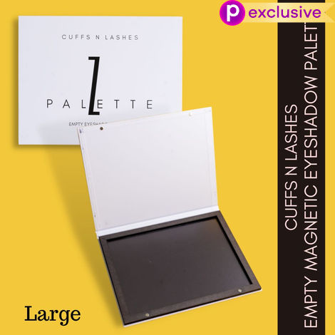 Buy CUFFS N LASHES Z Palette, Empty Magnetic Eye Shadow Storage Case, Large ,Largme-Purplle