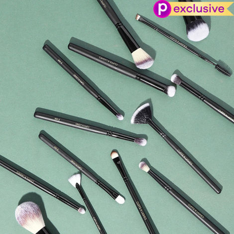 Buy CUFFS N LASHES Makeup Brushes, Set Of 14-Purplle