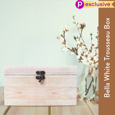 Buy Purplle Bella White Trousseau Box 1 Pc-Purplle