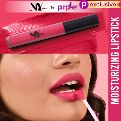 Buy NY Bae Moisturizing Liquid Lipstick - The Big Finale 45 (2.7 ml) | Pink | Matte Finish | Enriched with Vitamin E | Highly Pigmented | Non-Drying | Lasts Upto 12+ Hours | Weightless | Vegan | Cruelty & Paraben Free-Purplle
