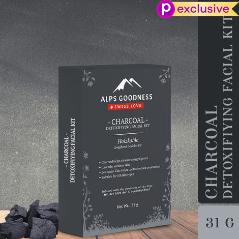 Buy Alps Goodness Charcoal Detoxifiying Facial Kit (31 gm)-Purplle