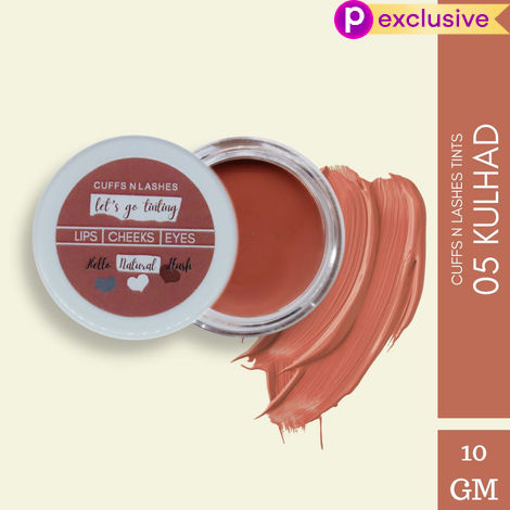 Buy Cuffs N Lashes Let's Go Tinting | Lip, Cheek, Eye Tint | Kulhad, 05 - 10 gm-Purplle