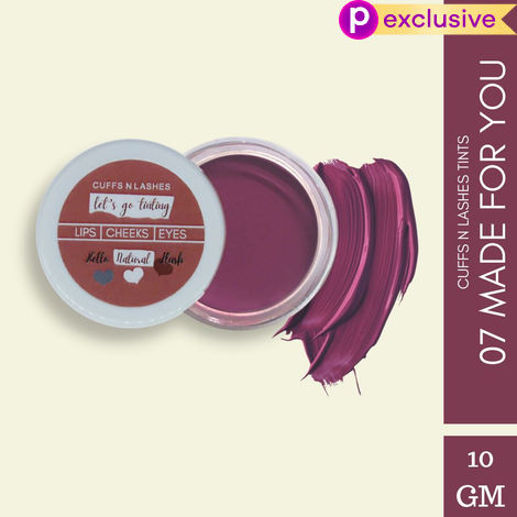 Buy Cuffs N Lashes Let's Go Tinting | Lip, Cheek, Eye Tint | Made For You, 07, 10 gm-Purplle