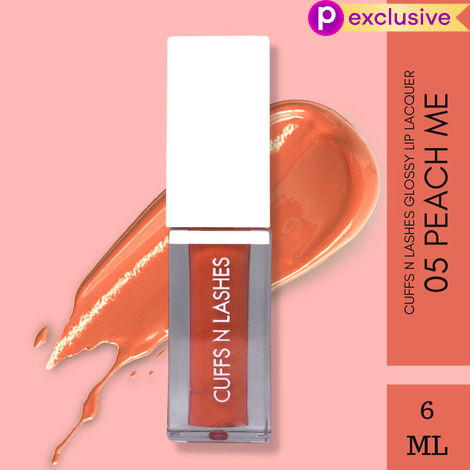 Buy Cuffs N Lashes Lip Gloss, Peach Me, 05 - 6 ml-Purplle