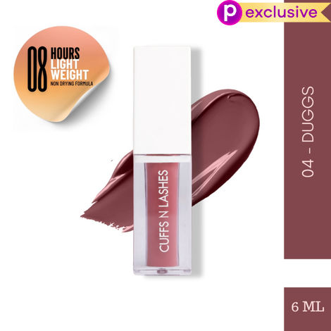 Buy Cuffs N Lashes Matte Liquid Lipstick, Duggs 04 - 6 ml-Purplle