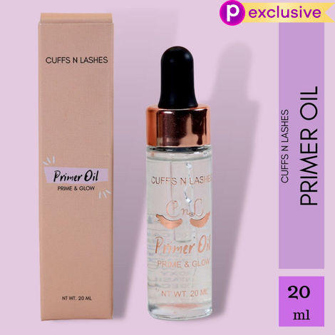 Buy Cuffs n Lashes Primer Oil, Prime & Glow, Face Primer Oil, 20 ml-Purplle
