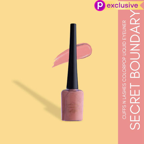 Buy Cuffs N Lashes Color Pop Eyeliner, Nude, Secret Boundary - 6 ml-Purplle