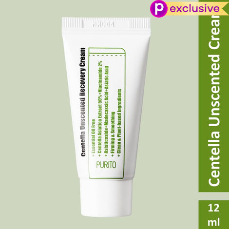 Buy PURITO Centella Unscented Recovery Cream (mini) (12ml) | Korean Skin Care-Purplle