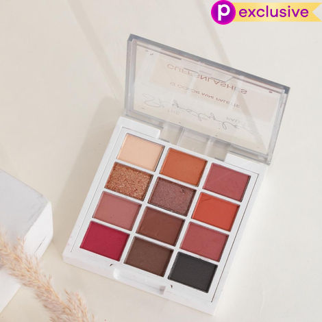 Buy Cuffs n Lashes x Shystyles | The Shystyles Palette | 12 Color Mini Palette - Nancy Nude-Purplle