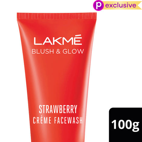 Buy Lakme Strawberry Creme Face Wash 100 gm-Purplle