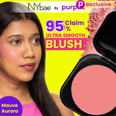 Buy NY Bae Sunset Skyline Blush - Mauve Aurora 04 (5 gm) | Mauve | Matte Finish | Rich Colour | Super Blendable | Multipurpose | Travel Friendly-Purplle