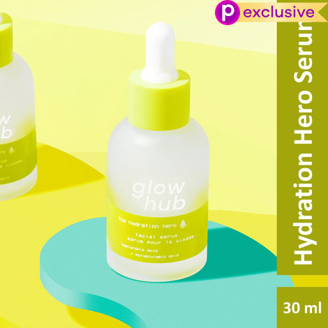 Buy Glow Hub | Hydration Hero Serum (30 ml) | Hyaluronic Acid | Plump, healthy, dewy skin-Purplle