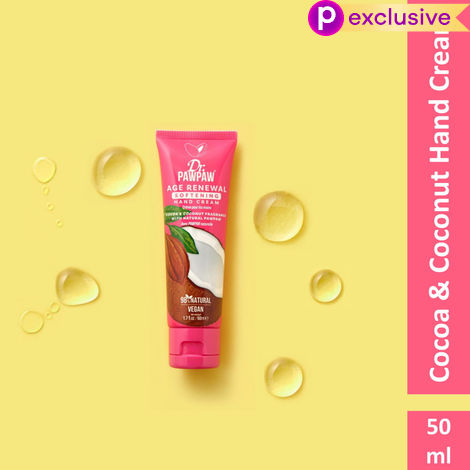 Buy Dr.PAWPAW Age Renewal Hand Cream 50 ml - Cocoa & Coconut | Natural Hand Cream-Purplle