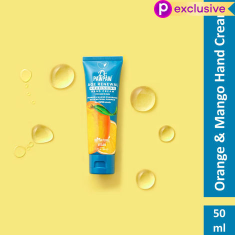 Buy Dr.PAWPAW Age Renewal Hand Cream 50 ml - Orange & Mango | Natural Hand Cream-Purplle