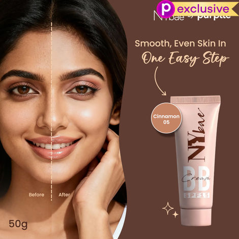 Buy NY Bae BB Cream with SPF 15 - Cinnamon 05 (25 gm) | Wheatish Skin | Warm Undertone | Enriched with Vitamins | Covers Imperfections | UV Protection-Purplle