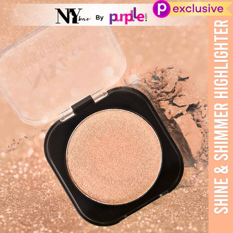 Buy NY Bae Shine & Shimmer Highlighter - Bronze Beauty 4 (5 gm) | Bronze | Rich Colour | Super Blendable | Multipurpose | Travel Friendly-Purplle