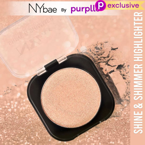 Buy NY Bae Shine & Shimmer Highlighter - Starry Silver 01 (5 gm) | Silver | Rich Colour | Blendable | Multipurpose | Travel Friendly-Purplle