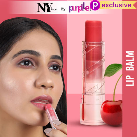 Buy NY Bae Sweet Treats Lip Balm - Cherry 01 (4.8 gm) | Red | Enriched with Cherry | Moisturizing | Ideal For Chapped Lips | Vegan-Purplle
