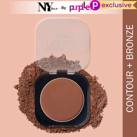 Buy NY Bae Pro Contour & Bronze - Deep Brown 01 (4 gm) | 2 In 1 Powder | With Almond Oil & Vitamin E | Rich Colour | Super Blendable | Travel Friendly-Purplle