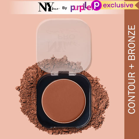 Buy NY Bae Pro Contour & Bronze - Nude Brown 02 (4 gm) | 2 In 1 Powder | With Almond Oil & Vitamin E | Rich Colour | Super Blendable | Travel Friendly-Purplle