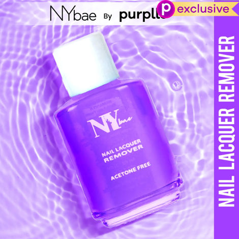 Buy NY Bae Nail Lacquer Remover - Violet (30 ml)-Purplle