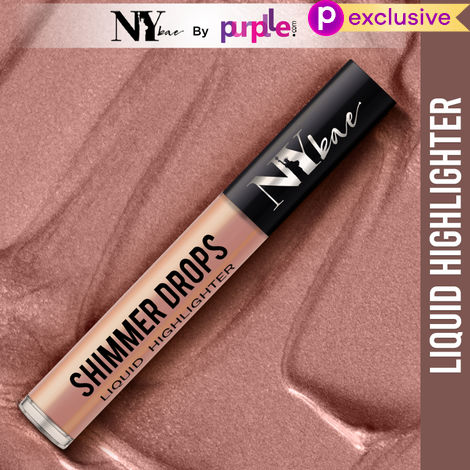 Buy NY Bae Shimmer Drops Liquid Highlighter - Rustic Rose 02 (3 ml)-Purplle