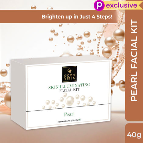 Buy Good Vibes Skin Illuminating Facial Kit - Pearl (40 gm)-Purplle