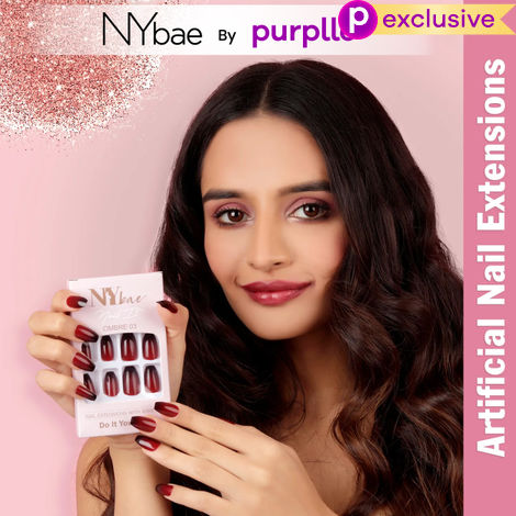 Buy NY Bae Nail It Nail Extensions With Adhesive - Ombre 03 | 24 Nails Set | Easy Application | Long lasting | Comfortable Wear-Purplle