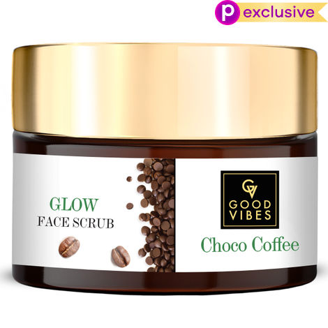 Buy Good Vibes Choco Coffee Glow Face Scrub | Hydrating, Cleansing | No Parabens, No Sulphates, No Mineral Oil, No Animal Testing (50 gm)-Purplle