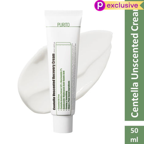 Buy PURITO Centella Unscented Recovery Cream (50ml) | Korean Skin Care-Purplle